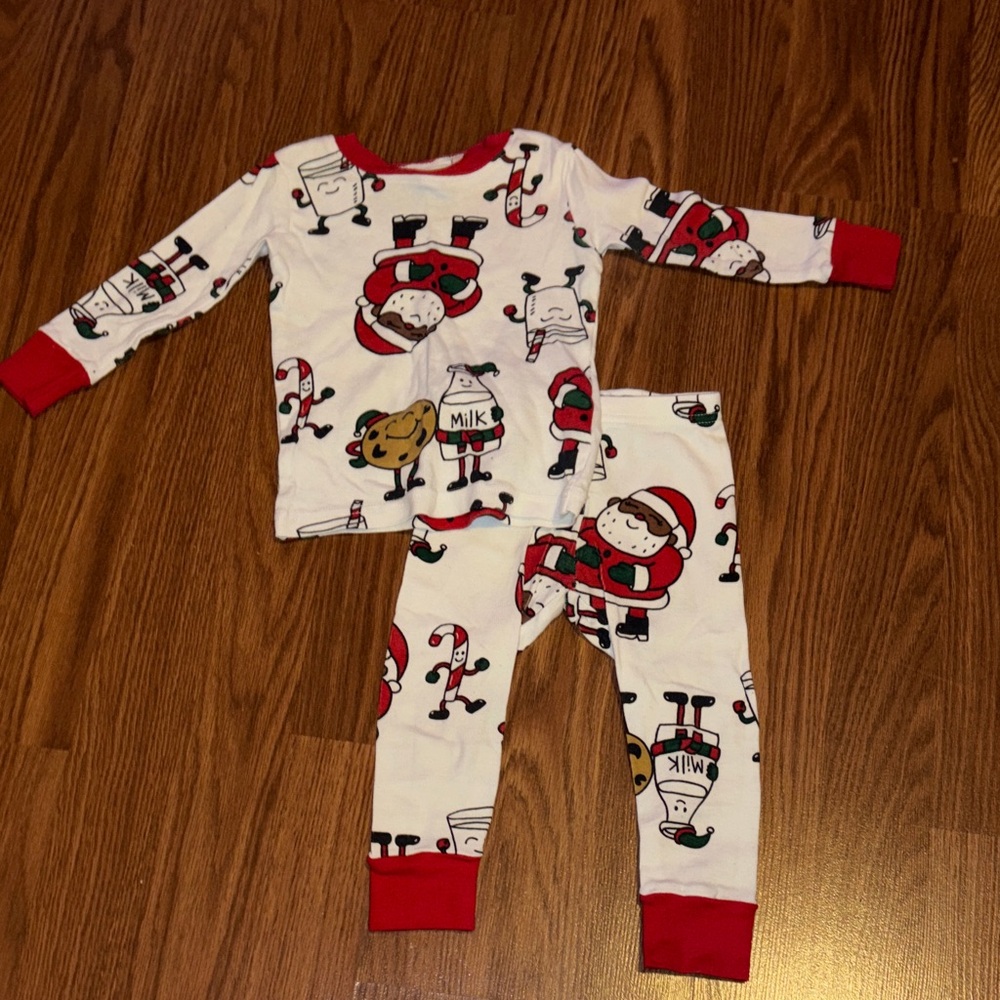 Toddler Santa Pajama Set